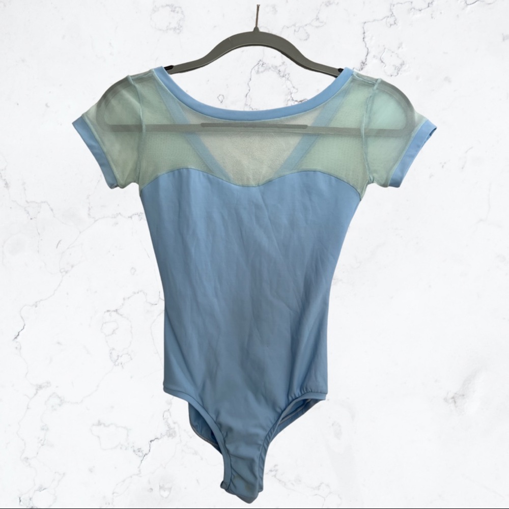 Label Dancewear Cap Sleeve Leotard size M